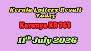 Kerala Lottery Results Today 11 07 2026 Karunya Kr 761 Result Declared Check 1st Prize Winner 1521575.html