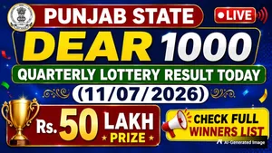 Punjab State Dear 1000 Quarterly Lottery Result Today 11 07 2026 Live Rs 50 Lakh Prize Winners List 1521591.html