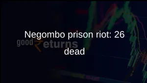 Sri Lanka Negombo Prison Riot Death Toll 26 Minister Responsibility 011 1520377.html
