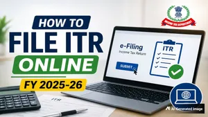 How To File Itr Online For Fy 2025 26 Income Tax Return Filing Last Date
