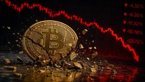 Bitcoin Falls Over 50 From Record High Heavy Selling Pressure Grips Crypto Market