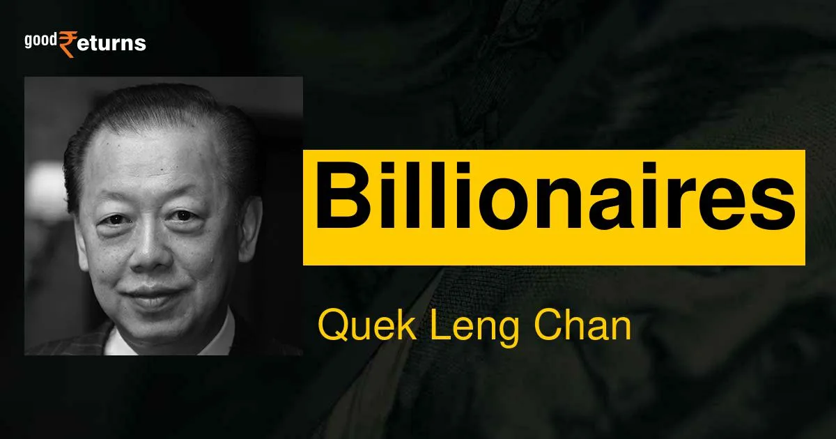 Quek Leng Chan: Quek Leng Chan Net Worth, Biography, Age, Spouse