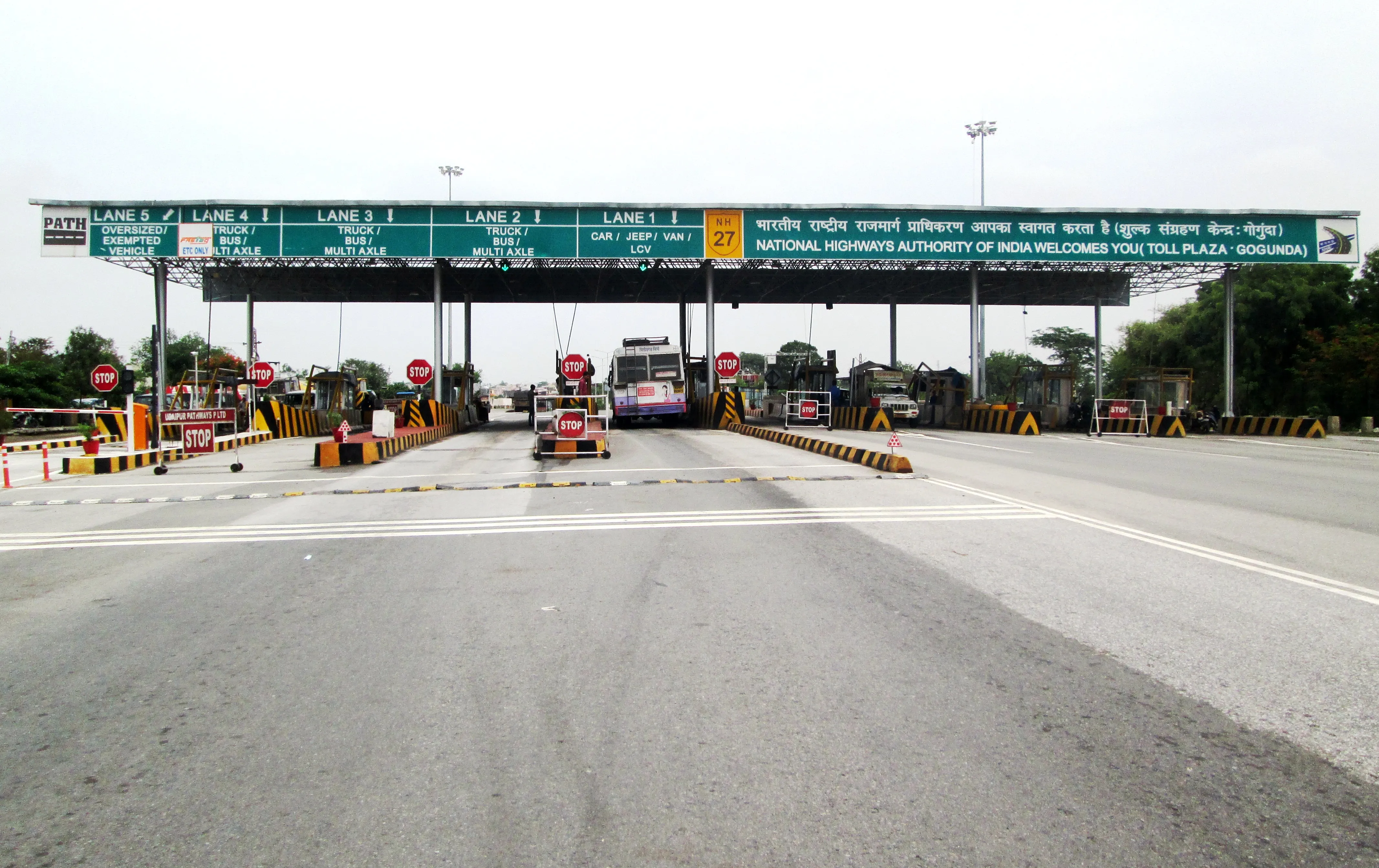 Gogunda (Jaswantgarh) Toll Plaza