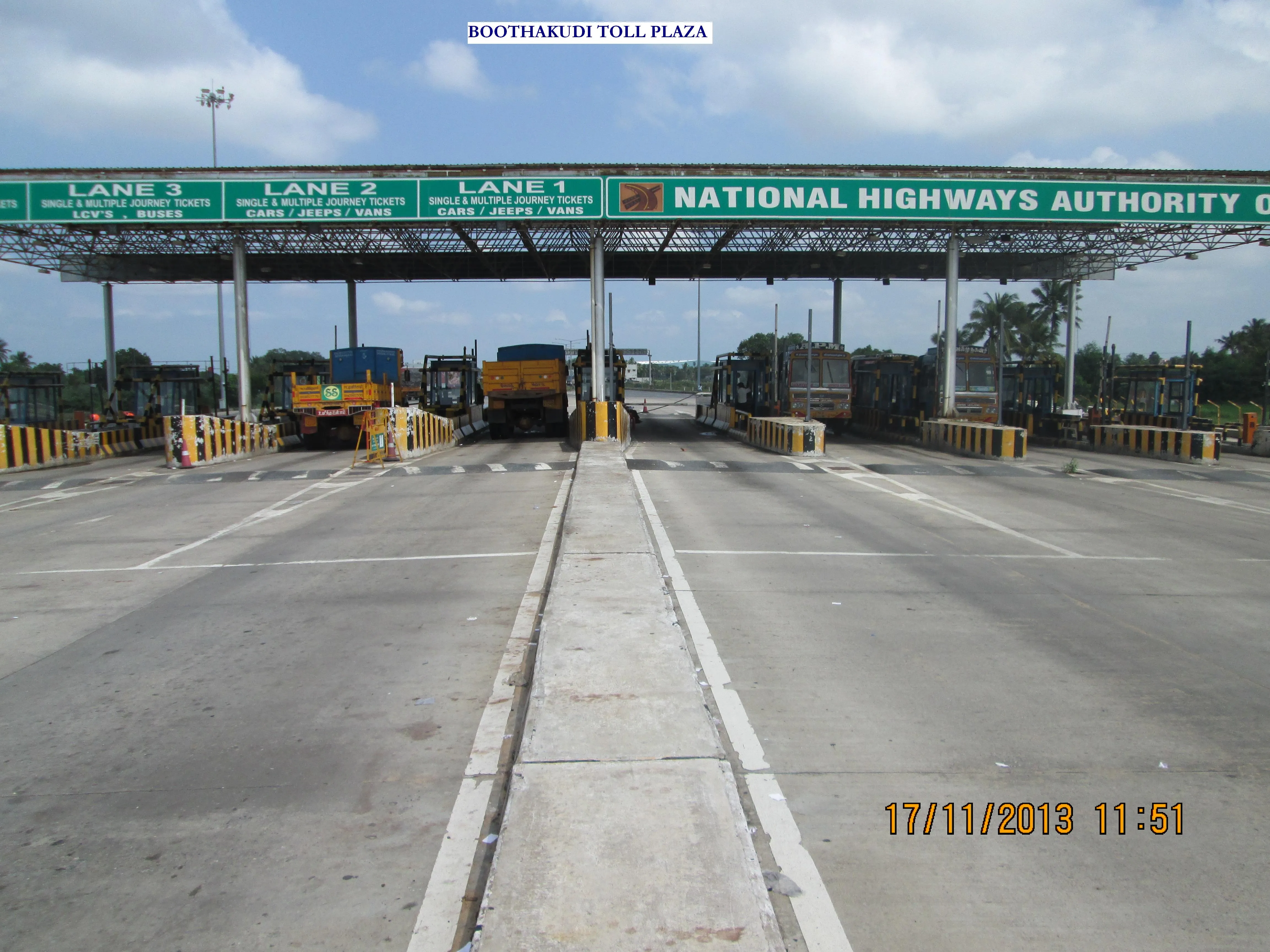 Boothakudi Toll Plaza
