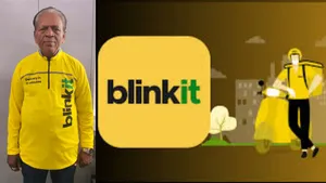 66 Year Old Ahmedabad Man Delivers 10 000 Blinkit Orders Funds World Travel Dream