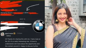 19 Year Old Indian Gauri M Lands Bmw Marketing Job Without Degree Viral Linkedin Post