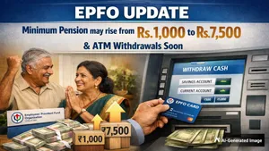 Epfo Update Minimum Pension May Rise From Rs 1 000 To Rs 7 500 Atm Withdrawals Soon