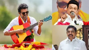 Shocking Tn Election Twist Vijays Tvk Surges To 104 Leads Proving Axis My India Right As Dmk