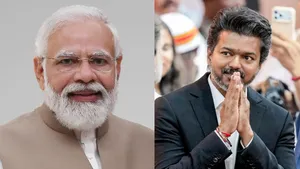 Tamil Nadu Cm Vijay Heads To Delhi For Historic Talks With Pm Modi Financial Aid Fishermen Issue O