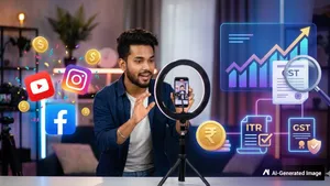 Youtube Instagram Tax Guide 2026 Itr Gst For Indian Creators