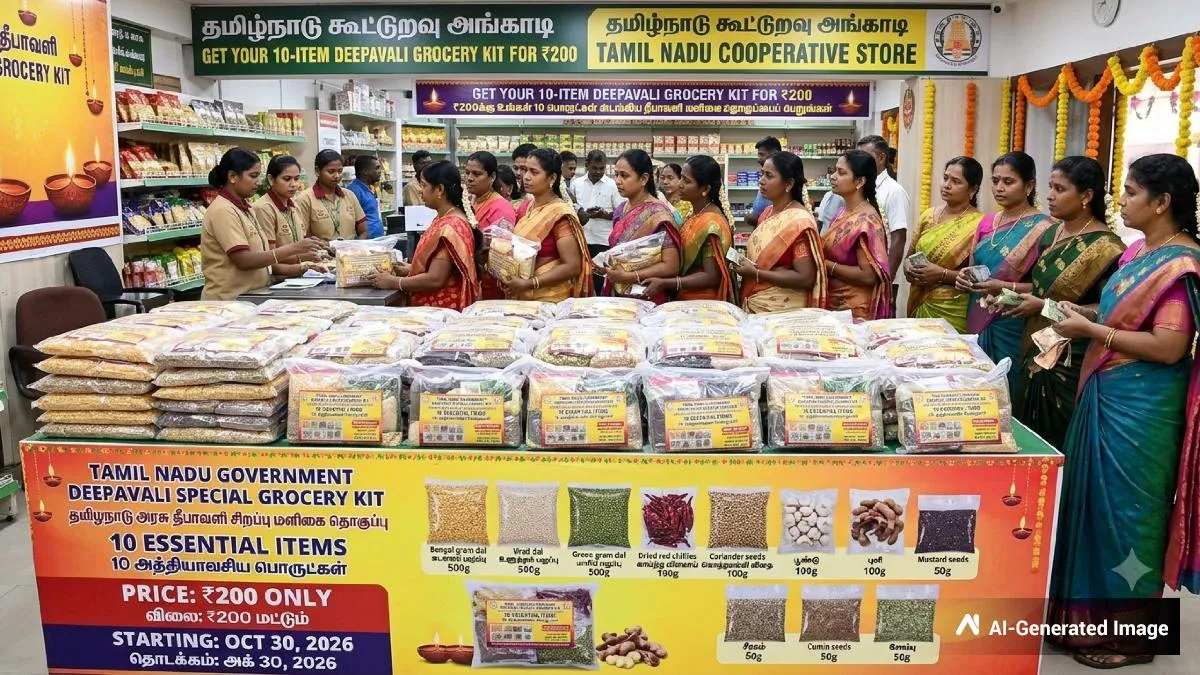 தீபாவளிக்காக தமிழக அரசின் மளிகை தொகுப்பு.. ரூ.200க்கு 10 வகை மளிகை பொருட்கள்.. எங்கு கிடைக்கும்?